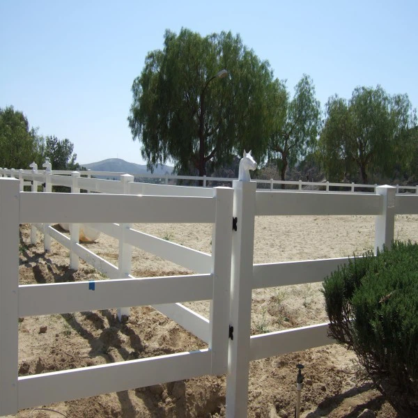 3Rail Vinyl Ranch Rail Fencing