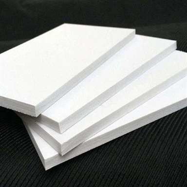 Bezatish uchun oq qobiqli PVX ko'pikli varaq